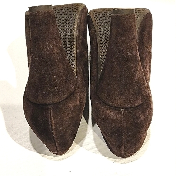 Eric Michael Made In Portugal‎ Brown Suede Shoes European Size 40/ 9 USA - Picture 7 of 8